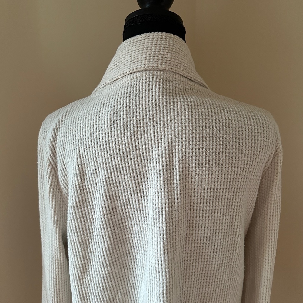 *NORTH RIVER* Tan Long Sleeve Open Front Cardigan Size Medium - Picture 6 of 7